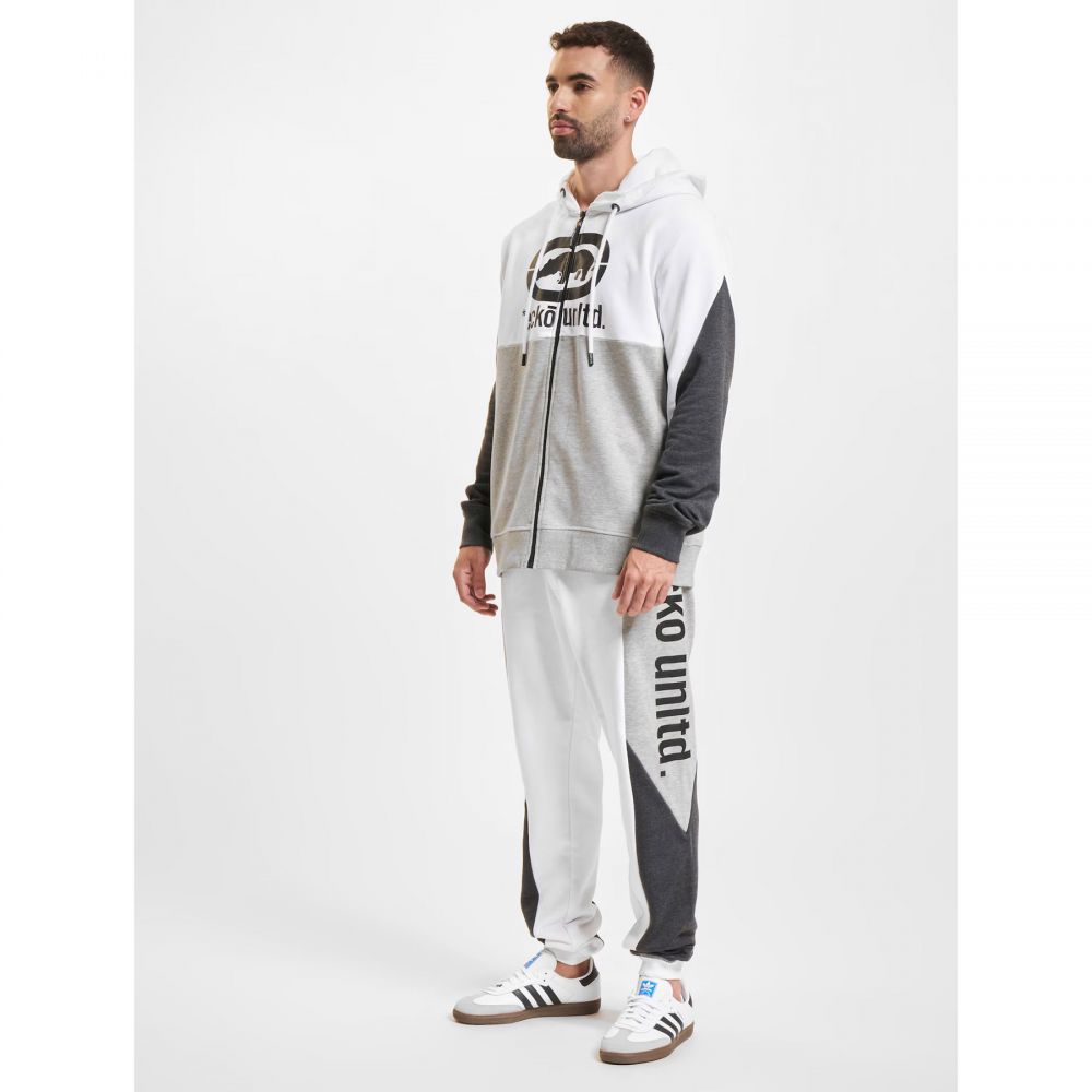 Komplet dresowy męski Ecko Unltd. bluza rozpinana + spodnie szare