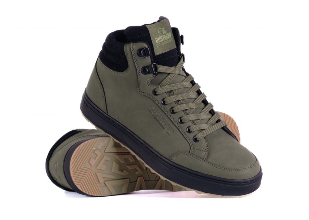 Buty Zimowe Bustagrip Transit ARMY khaki Komfort i Styl