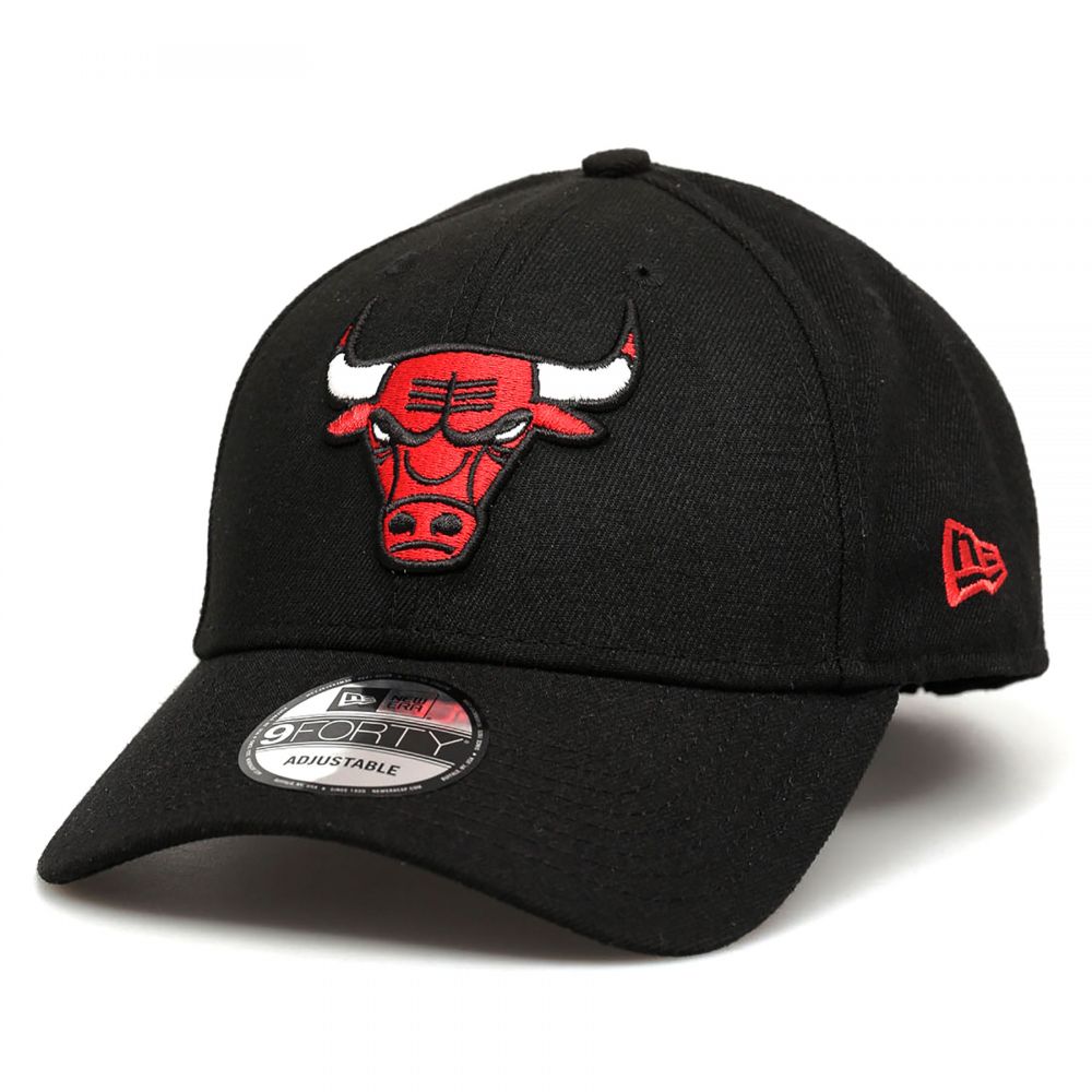 Czapka New Era 9FORTY Chicago Bulls Czarna red NBA Snapback