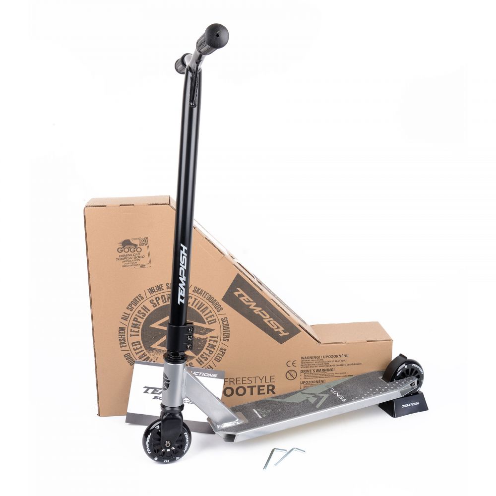 Hulajnoga wyczynowa TEMPISH Ventus 100 ABEC9 szara aluminiowa