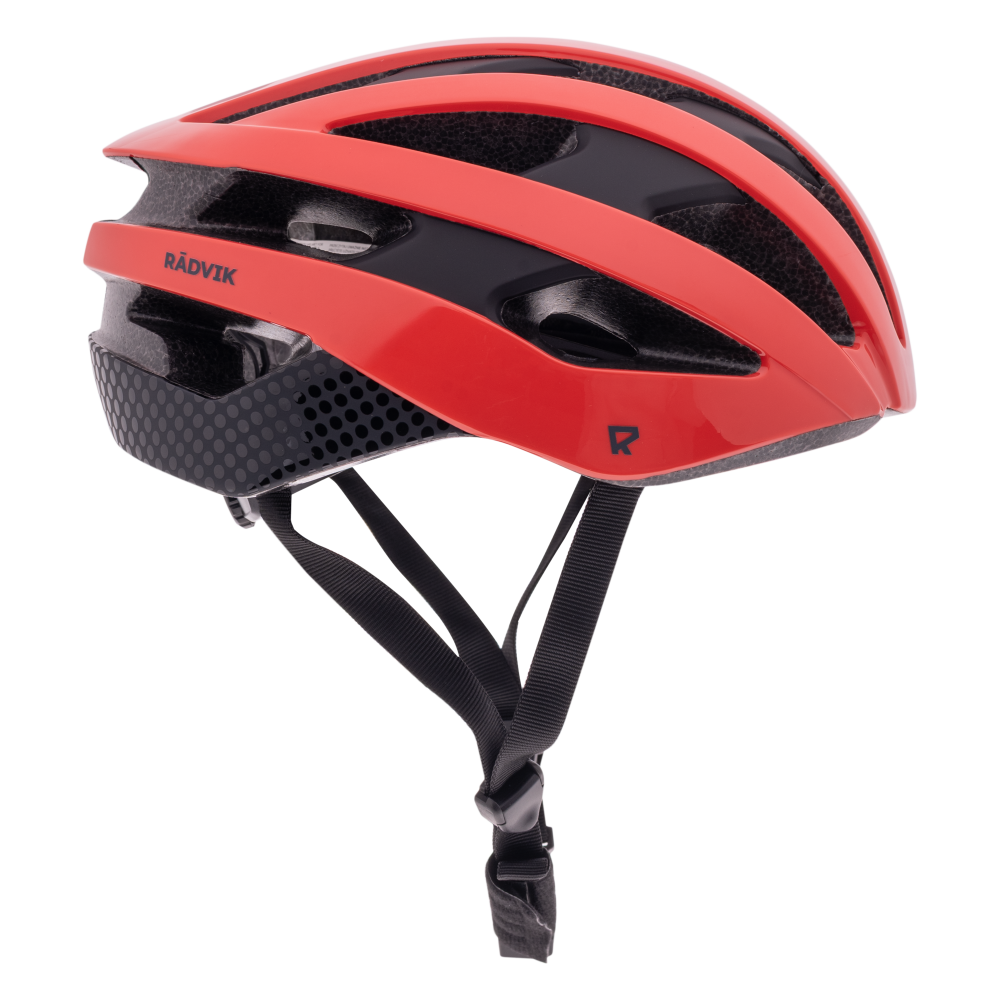 Kask rowerowy RADVIK VAGG lekki wentylowany technologia IN-MOULD czerwony