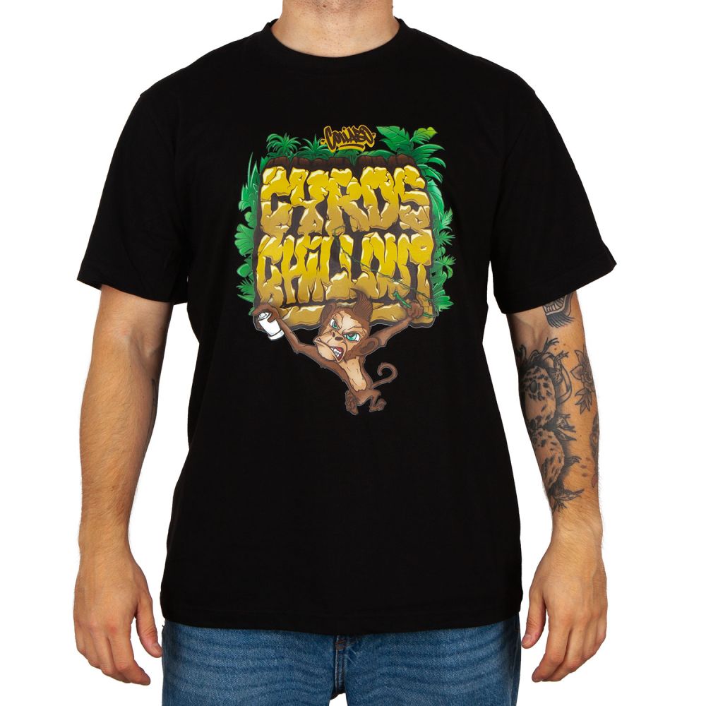 Koszulka Chillout Clothes x Cyros ONE Jungle czarna