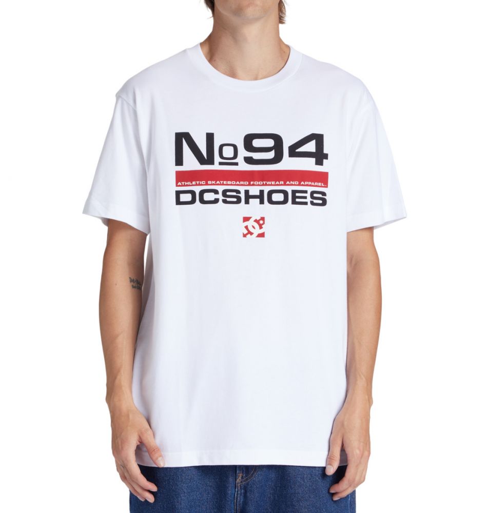 Koszulka DC NINE FOUR - T-shirt Męski biały