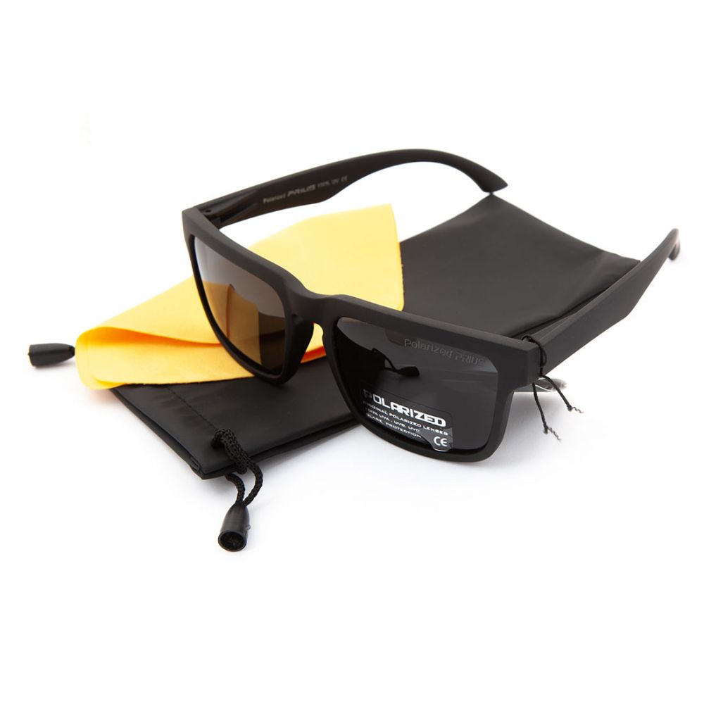 Okulary przeciwsłoneczne Polaryzacyjne czarne nerd