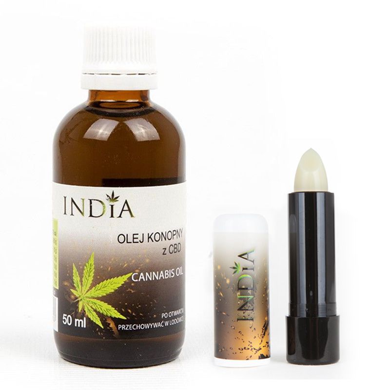  Olej  konopny  z CBD  50ml India Cosmetic pomadka