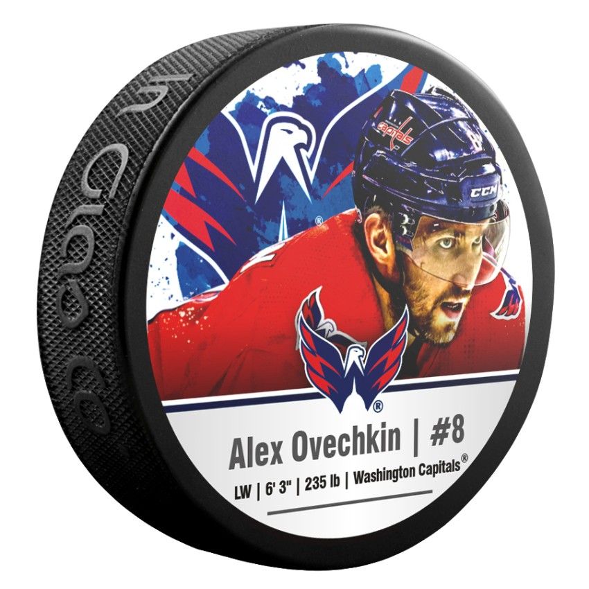 Pamiątkowy Krążek Hokejowy Inglasco NHL – Alexander Ovechkin 3 cale 170g