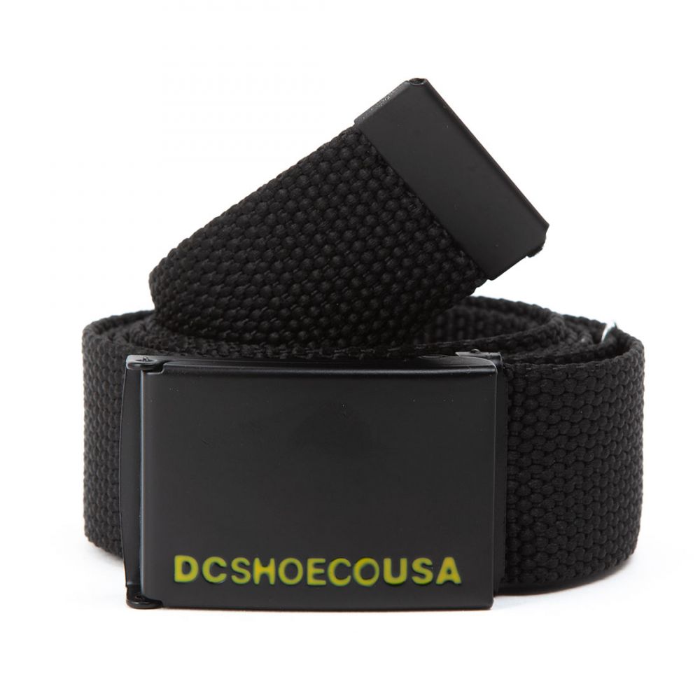 Pasek Dc Shoes Web Belt 2 czarny 34mm wąski grn