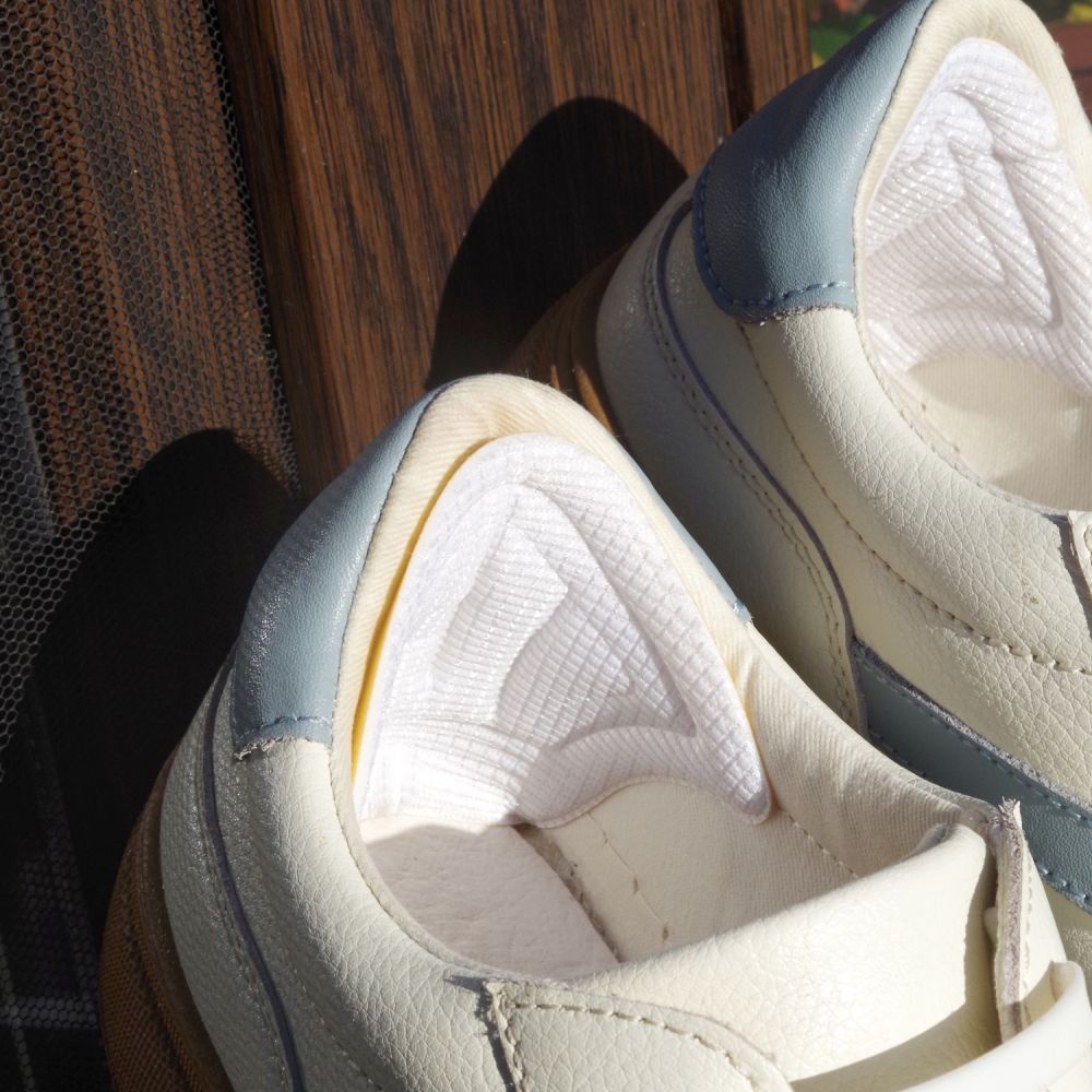 Piankowe zapiętki do butów Kaps for Sneakers białe przylepne