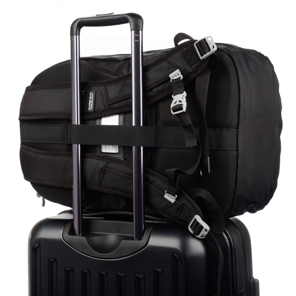 Plecak na laptopa 17,3&quot; Zurich 33L – SwissBags czarny solidny