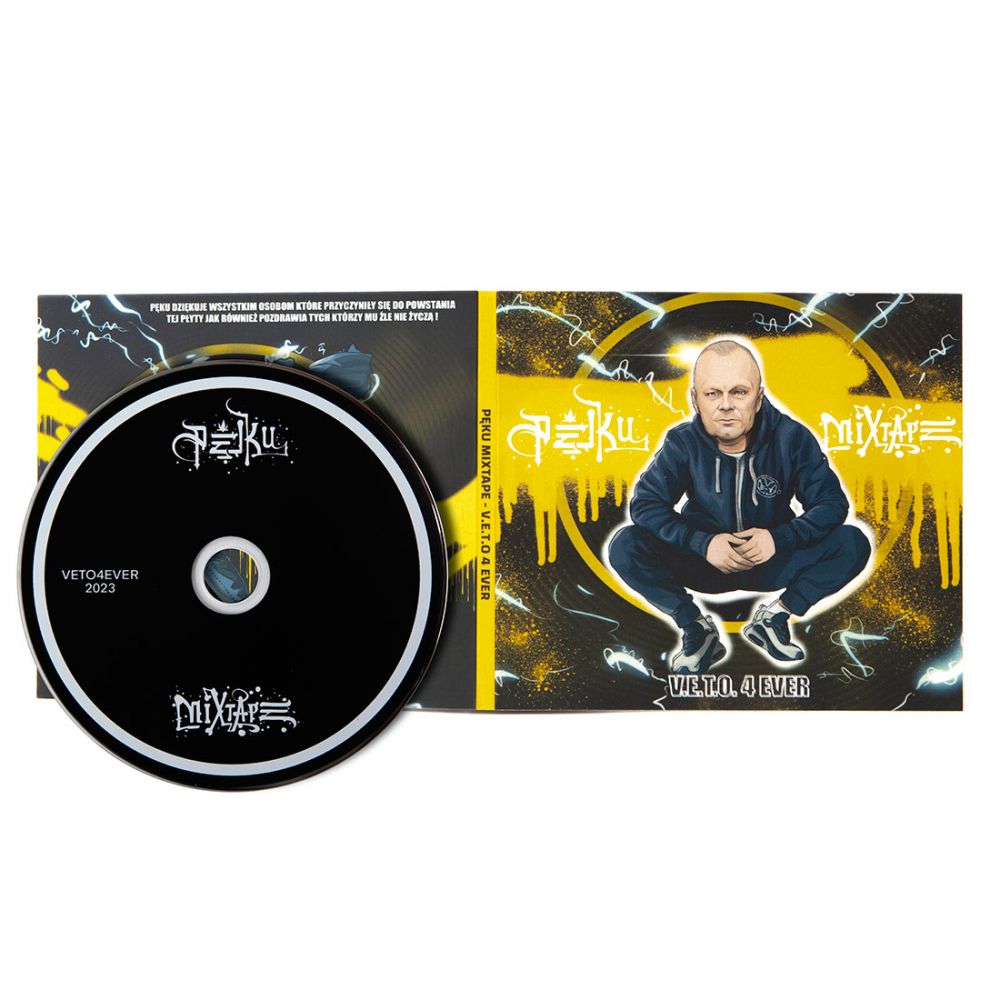 Płyta Pęku – Mixtape - V.E.T.O. 4 Ever Rap (2023) z autografem