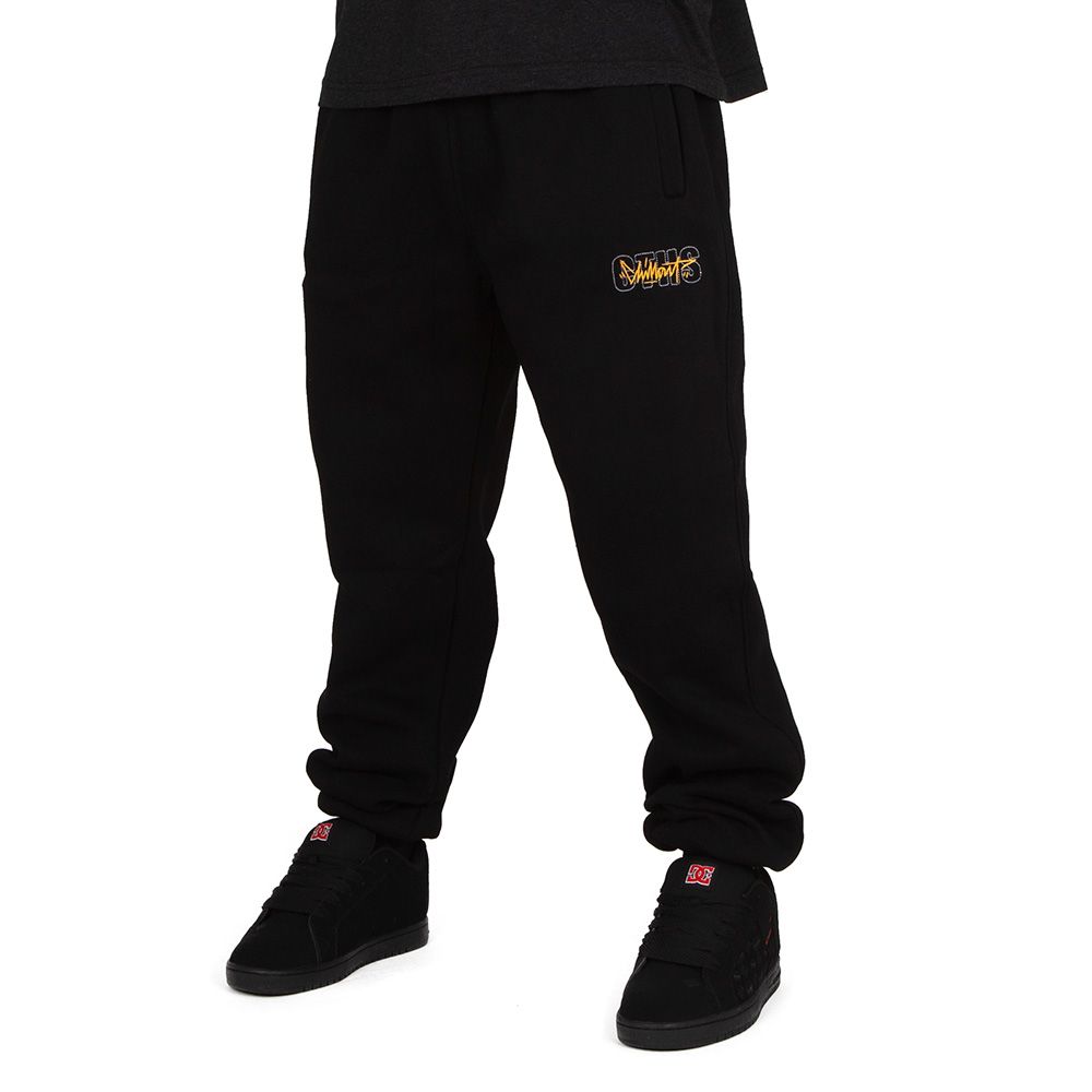 Spodnie dres Chillout Tager BIG Jogger czarne      Black Week