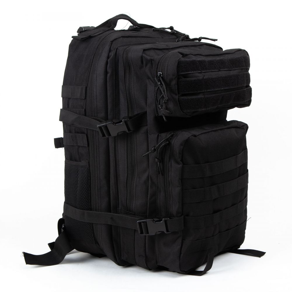 Plecak militarny Wild Trek 45L taktyczny system MOLE organizer camel bag BLK