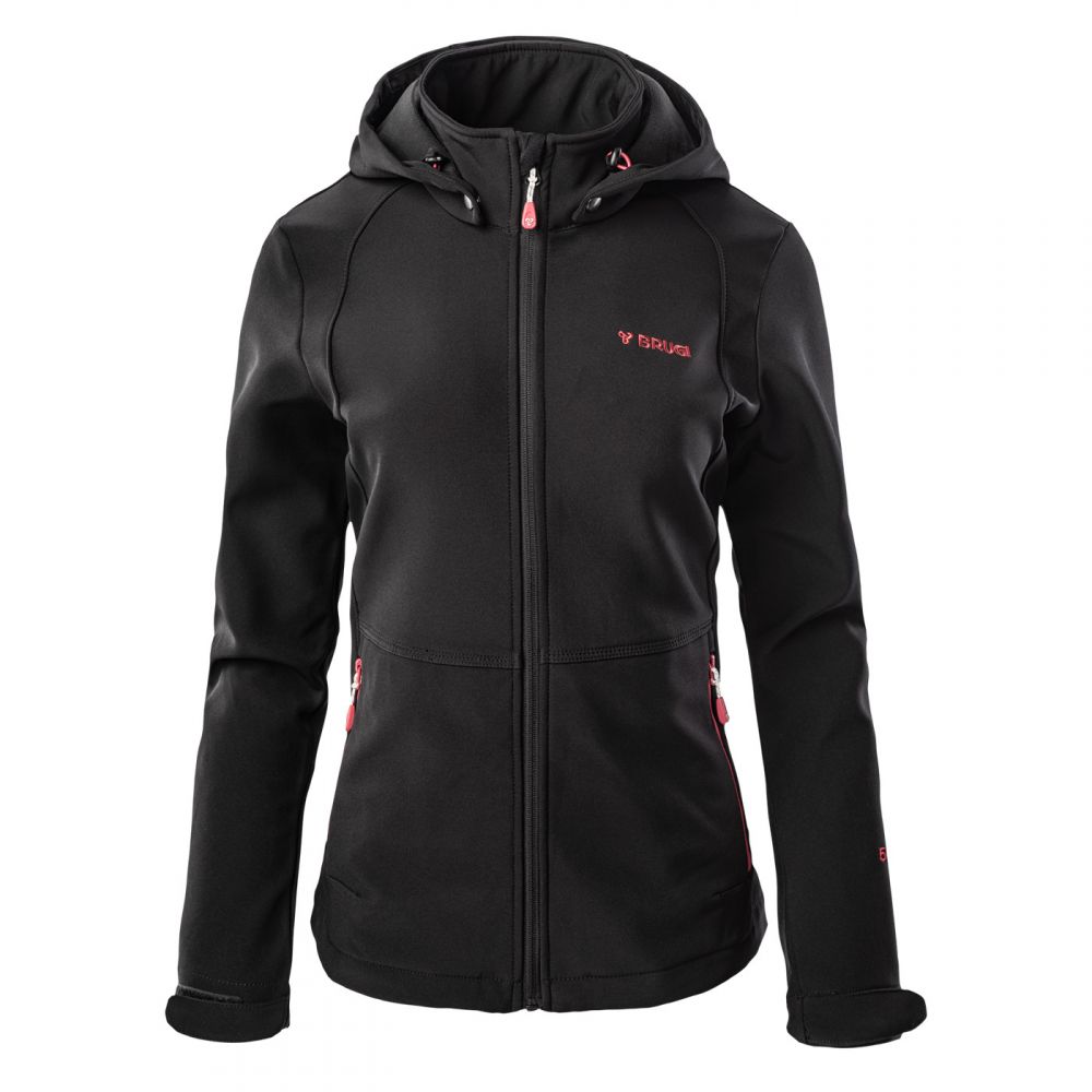 Kurtka Damska Brugi Softshell 2nd2 czarna