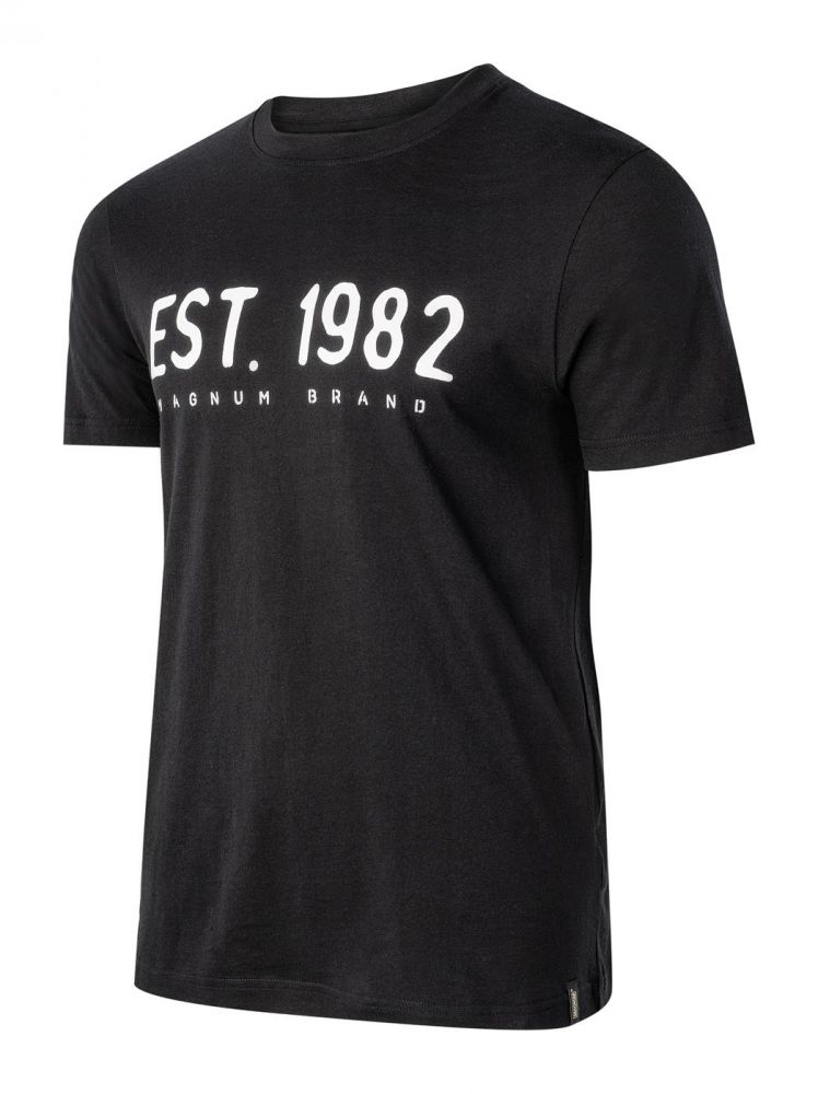 Koszulka Magnum Ellib czarna nadruk