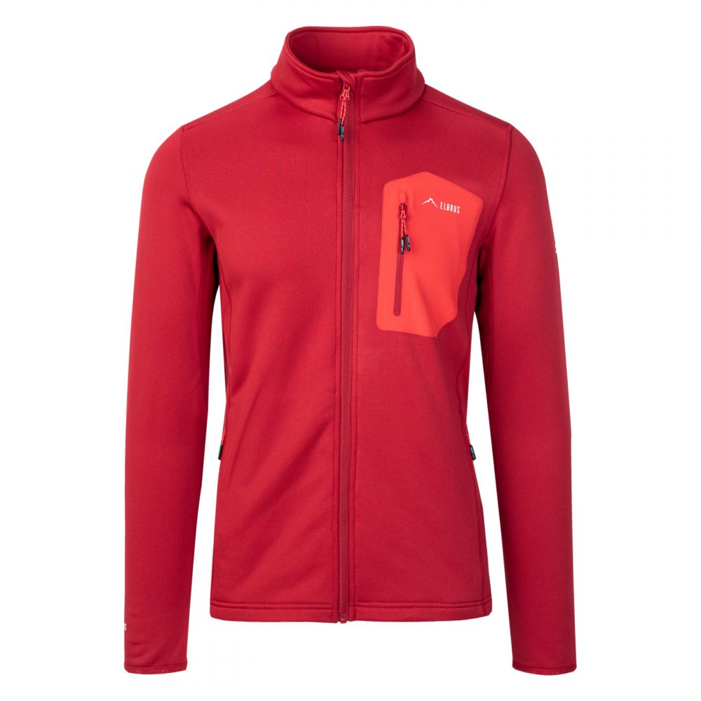 Męska Bluza Nomi Polartec Chilli Pepper/falme Scarlet