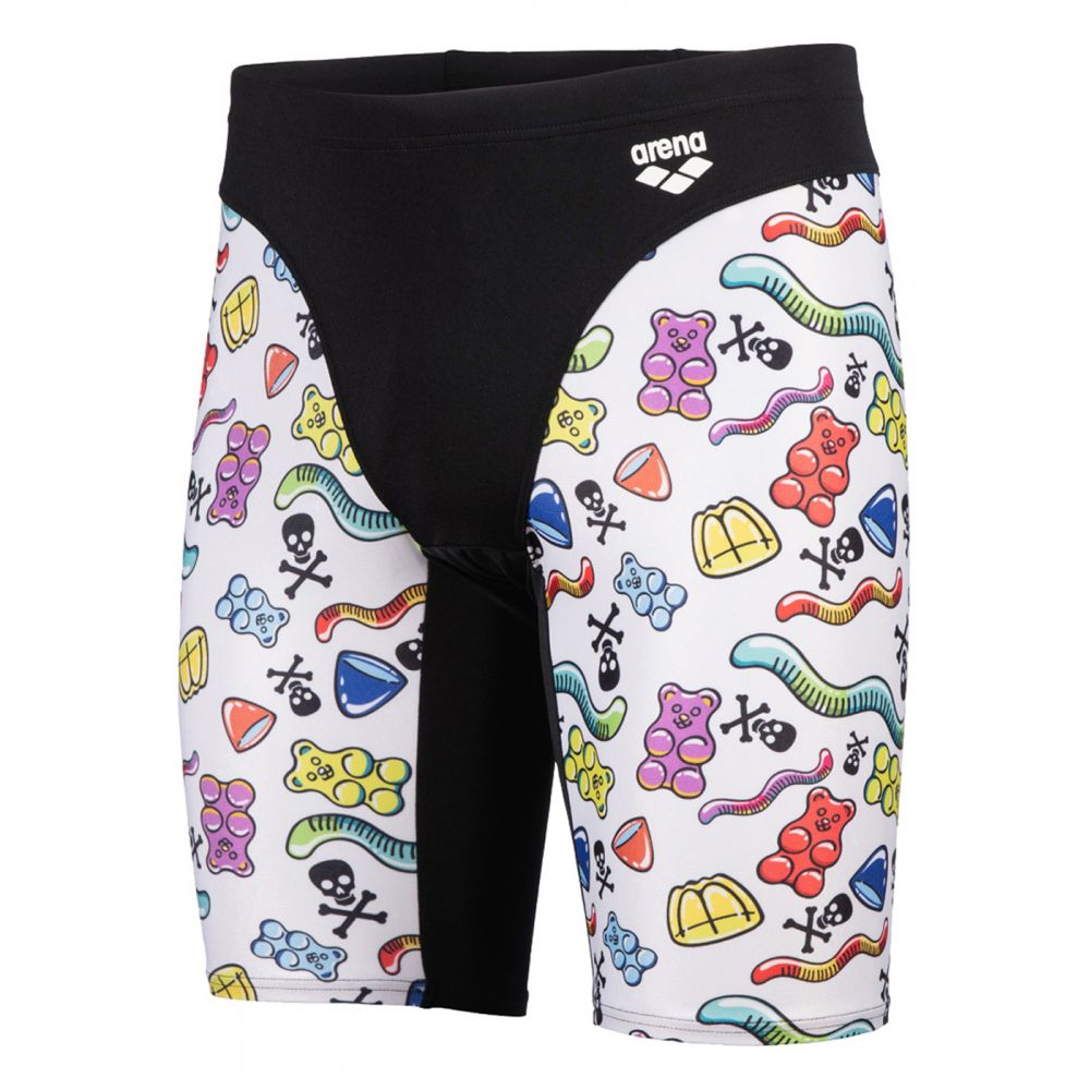 Męskie Bokserki Kąpielowe Men&#39;s Arena Crazy Gummy Swim Jammer