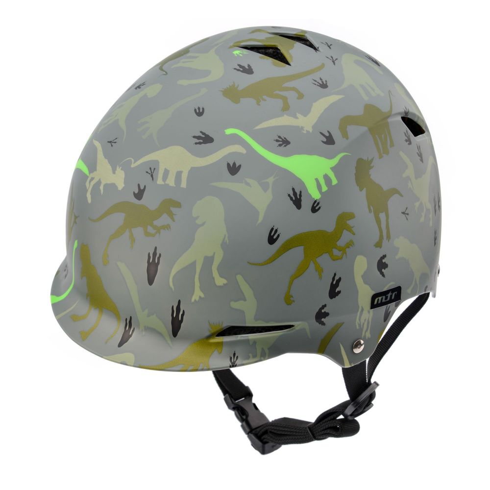 Fahrradhelm Meteor KS02 S 48-52 cm Dinosaurier