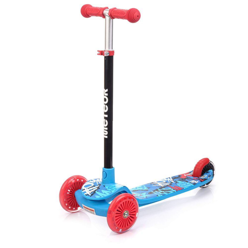 Three-wheel scooter Meteor Funny blue