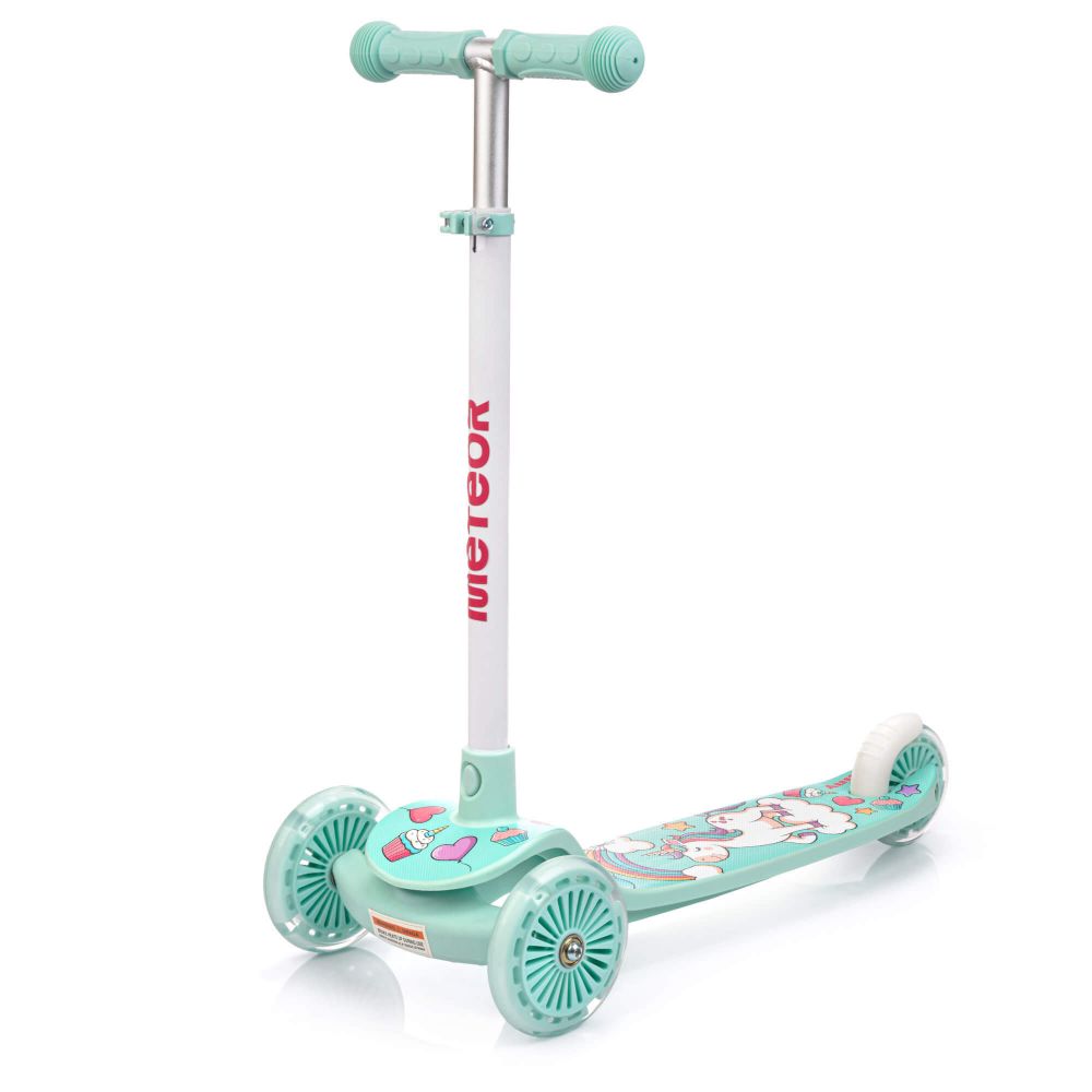 Three-wheel scooter Meteor Funny mint