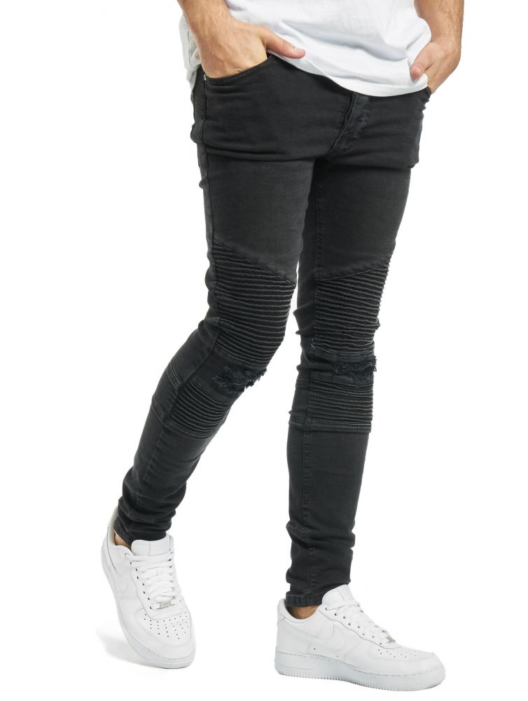 Spodnie rurki DEF Skinny Jeans Lois czarne