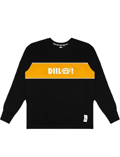 Bluza diil klasyk pipping (dbl659) black