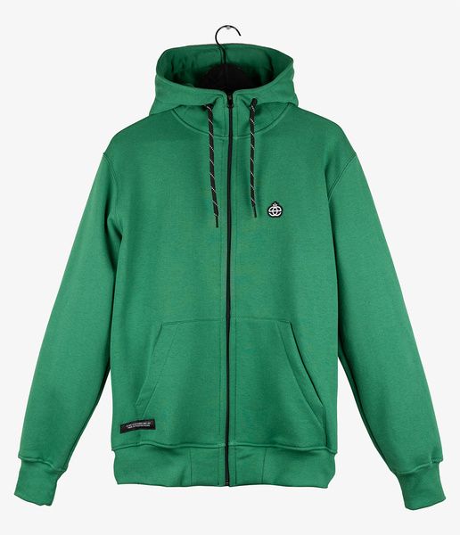 Bluza elade zip hoodie mini logo green
