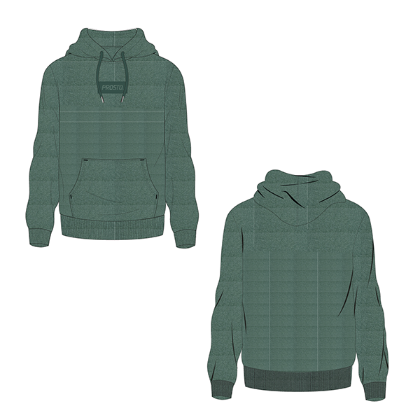 Bluza prosto hoodie abox green