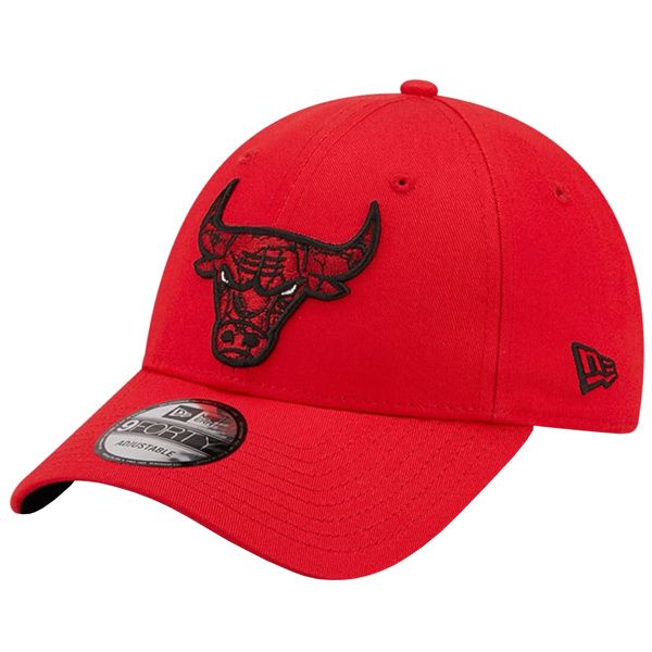 Czapka new era 9forty chicago bulls chicago bulls marble infill red