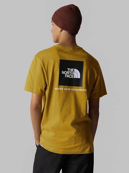 Koszulka the north face red box tee (nf0a2tx276s) mineral gold