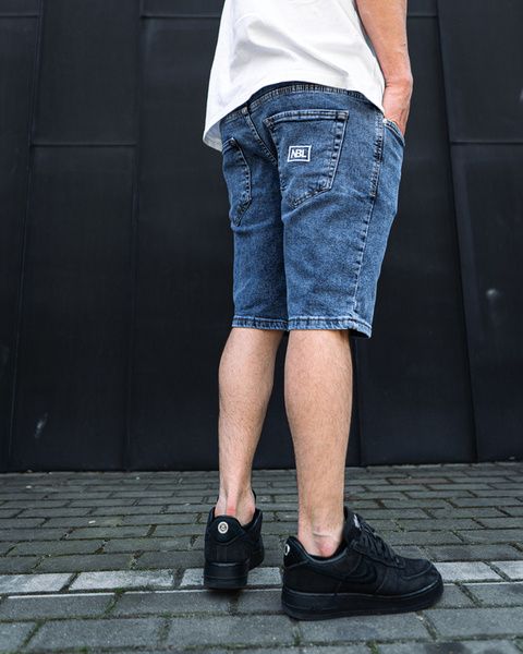 Spodenki krótkie new bad line jeans icon dark blue