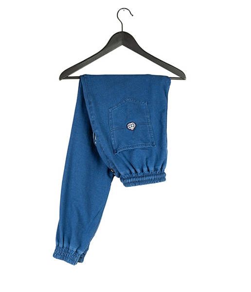 Spodnie elade icon mini logo light blue denim knit (bawełna)