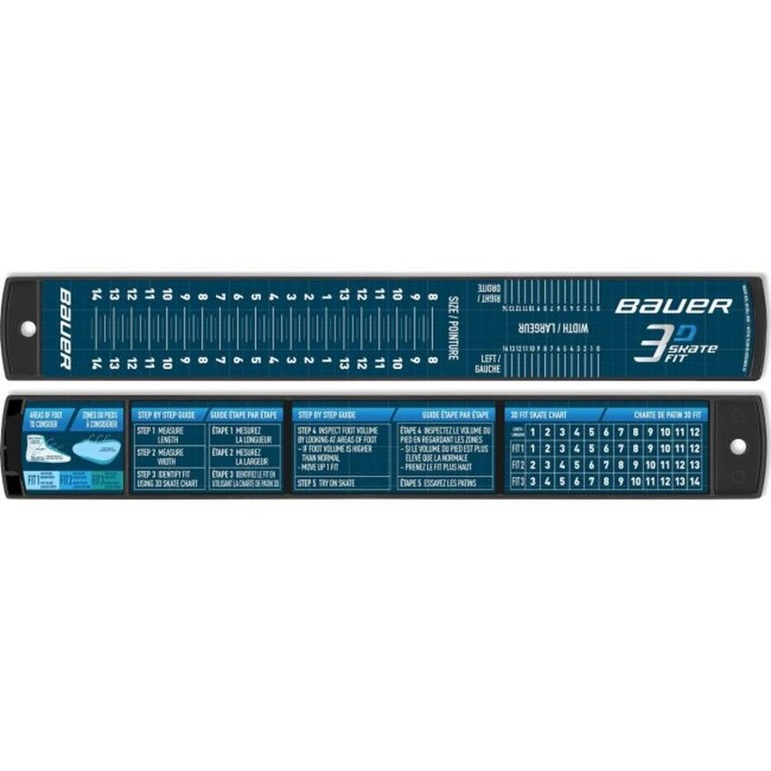 Miara stóp bauer 3d skate fit