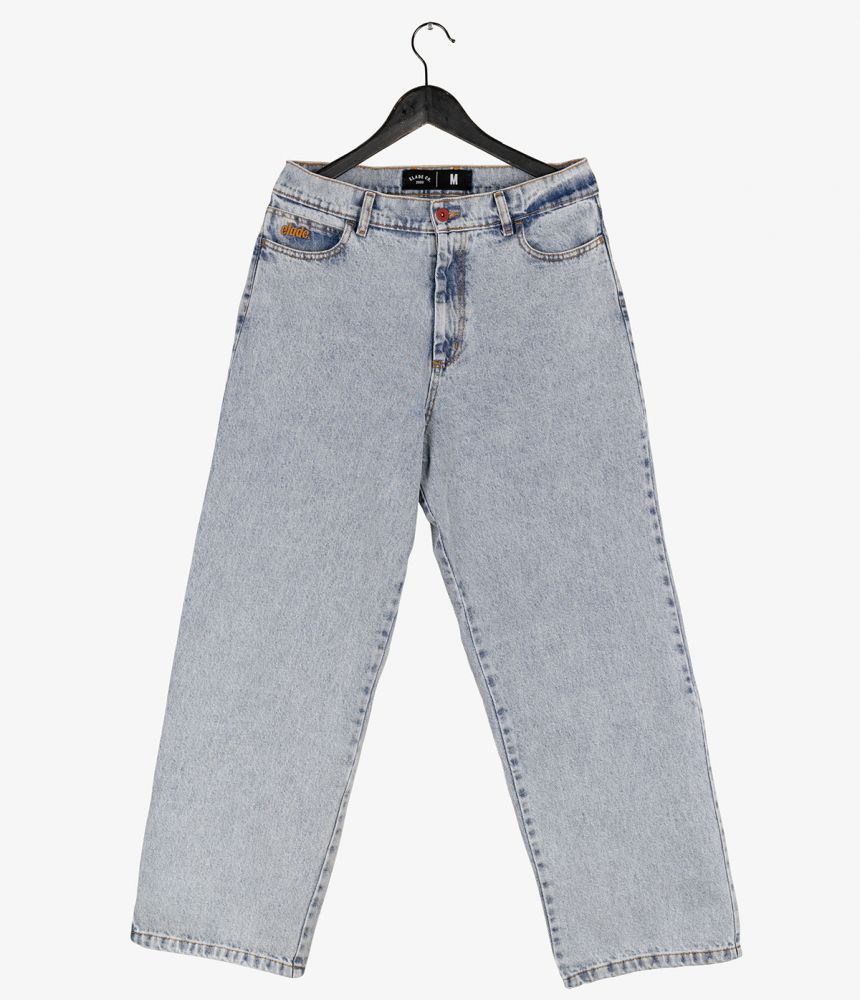 Spodnie Jeans Premium baggy classic light blue denim