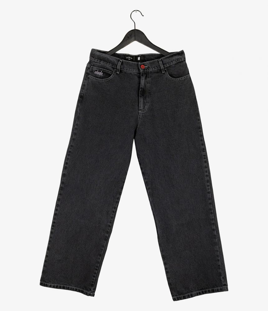 Spodnie Jeans Premium baggy classic black denim