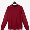 Bluza elade crewneck handwritten maroon